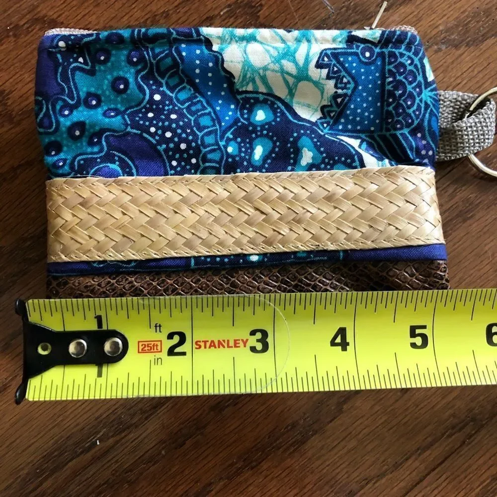New Bahamas  Zipper Coin Purse Wallet Keychain Pouch